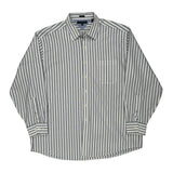 Tommy Hilfiger Striped Shirt - 2XL Blue Cotton