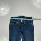 True Religion Skinny Jeans - 28W UK 8 Blue Cotton