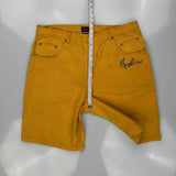 Sign Of Strength Unbranded Shorts - 38W 8L Yellow Cotton