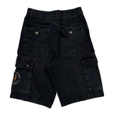 Urban Safari Cargo Shorts - 30W 11L Black Cotton