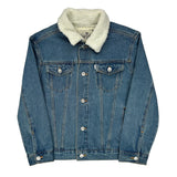 Age 10-12 Levis Denim Jacket - Medium Blue Cotton