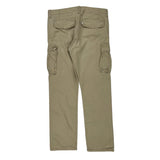Levis Cargo Trousers - 37W 33L Khaki Cotton