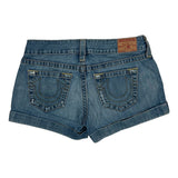 True Religion Mini Denim Shorts - 33W US 6 Blue Denim