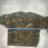 Mossy Oak Long Sleeve T-Shirt - 2XL Brown Cotton Blend