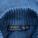 Polo By Ralph Lauren 1/4 Zip - 2XL Blue Cotton