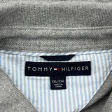 Tommy Hilfiger Long Sleeve Polo Shirt - 2XL Gray Cotton