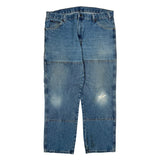 Dickies Double Knee Carpenter Jeans - 38W 31L Blue Cotton
