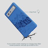 Electric Blue Backcountry Ski Google Pixel 6a Case