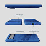 Electric Blue Backcountry Ski Google Pixel 6a Case