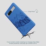 Electric Blue Backcountry Ski Google Pixel 7a Case