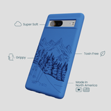 Electric Blue Backcountry Ski Google Pixel 7a Case