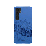 Electric Blue Backcountry Ski Samsung Galaxy S25+(Plus) Case
