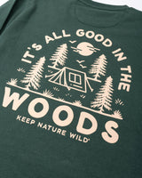 Good in the Woods Unisex Crewneck Sweatshirt | Heather Forest