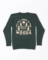 Good in the Woods Unisex Crewneck Sweatshirt | Heather Forest