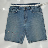 Levis Denim Shorts - 34W 10L Blue Denim