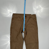 Unbranded Carpenter Pants - 34W 32L Brown Cotton