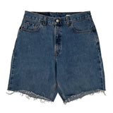 560 Levis Denim Shorts - 30W UK 12 Blue Cotton