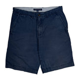 Tommy Hilfiger Chino Shorts - 32W 9L Navy Cotton