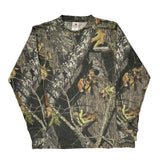 Mossy Oak Camo Long Sleeve T-Shirt - XL Camo Cotton