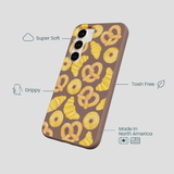 Chocolate Brown Baked Goodies Samsung Galaxy S23 Case