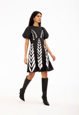 Dress Gracia Dress Black-White