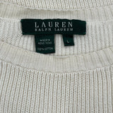 Ralph Lauren Jumper - Large Cream Cotton