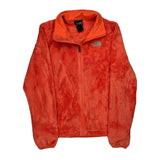 The North Face Fleece Jacket - Small Orange Polyester