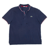 LACOSTE LIVE Mens Polo Shirt Blue L