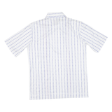CYCLING WEAR Mens Polo Shirt White Striped M