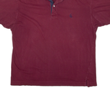NAUTICA Mens Polo Shirt Maroon L