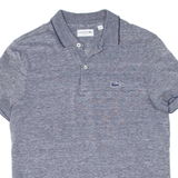 LACOSTE Mens Polo Shirt Blue S