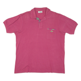 LACOSTE Mens Polo Shirt Pink XL