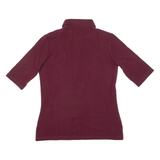 LACOSTE Womens Polo Shirt Maroon S