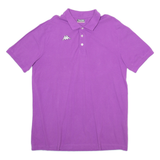 KAPPA Mens Polo Shirt Purple 2XL