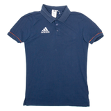 ADIDAS Mens Polo Shirt Blue S