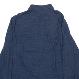 BOSS HUGO BOSS Mens Polo Shirt Blue Long Sleeve L