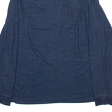 BOSS HUGO BOSS Mens Polo Shirt Blue Long Sleeve L