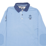 NEW ZEALAND AUCKLAND Mens Polo Shirt Blue Long Sleeve 2XL
