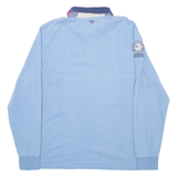 NEW ZEALAND AUCKLAND Mens Polo Shirt Blue Long Sleeve 2XL