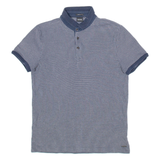 BOSS Mens Polo Shirt Blue S