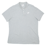 NIKE Mens Polo Shirt Grey XL