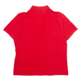 TOMMY JEANS Mens Polo Shirt Red XL