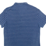 ARMANI JEANS Mens Polo Shirt Blue Striped M