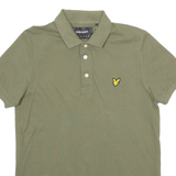 LYLE & SCOTT Mens Polo Shirt Green S