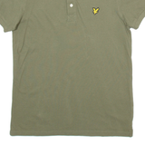 LYLE & SCOTT Mens Polo Shirt Green S