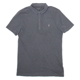 ALL SAINTS Mens Polo Shirt Grey S