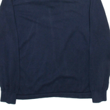 TOMMY HILFIGER Mens Polo Shirt Blue Long Sleeve M