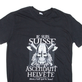 GILDAN Mens T-Shirt Black S