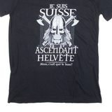 GILDAN Mens T-Shirt Black S