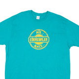 GILDAN Ederswiler Mens T-Shirt Blue 2XL